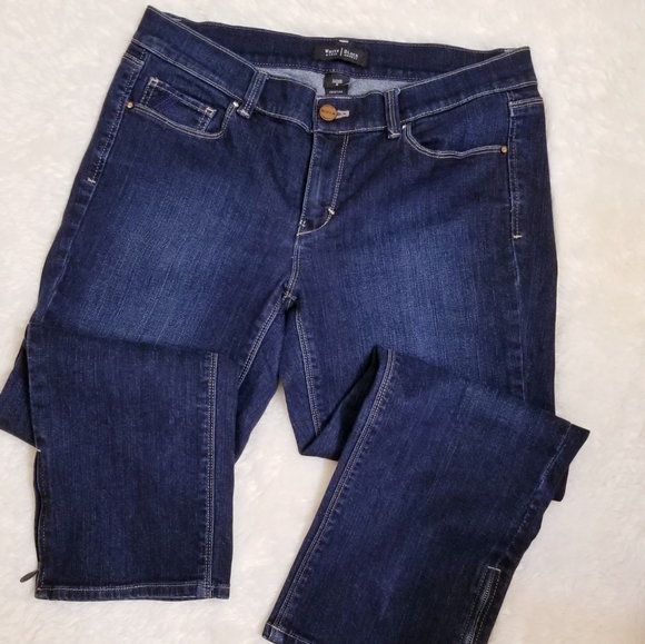 White House Black Market Noir Crop Leg Jeans - Picture 7 of 12